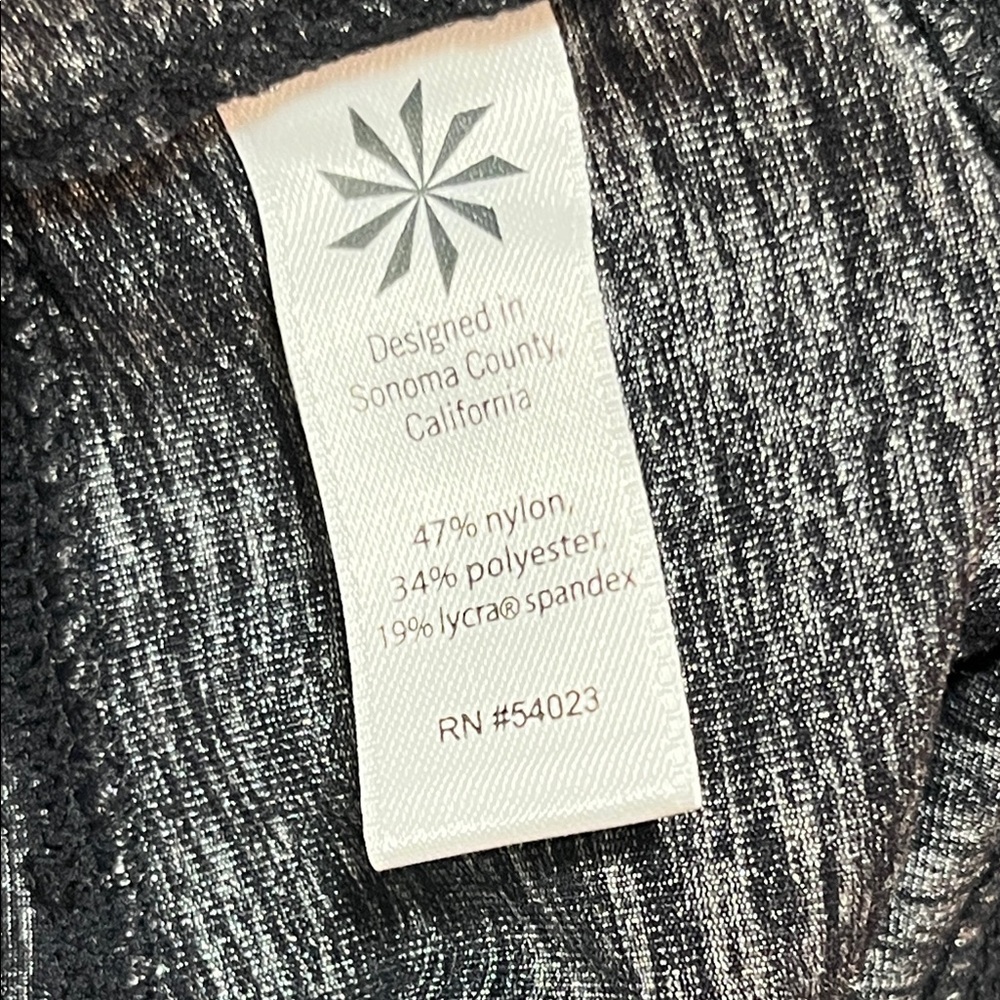 Athleta Quest Metro Slouch Capri Pants Medium Heather Gray Travel Jogger NWOT - Picture 9 of 9
